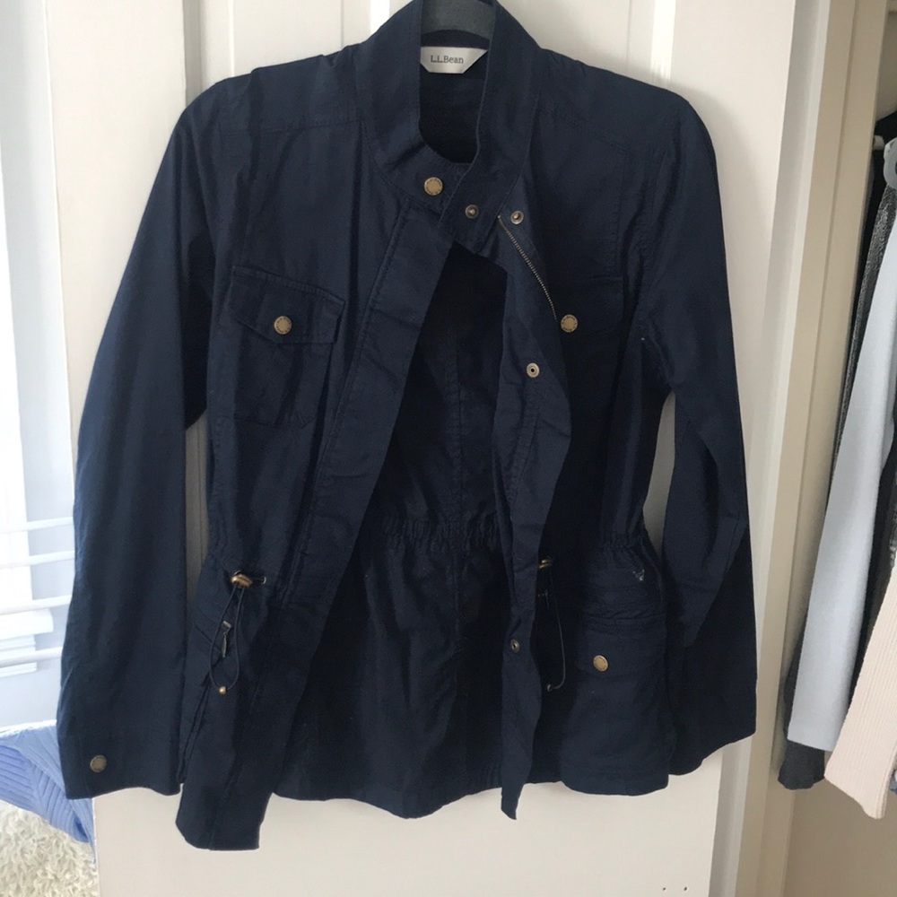 L.L. Bean Navy Blue Jacket Size XS